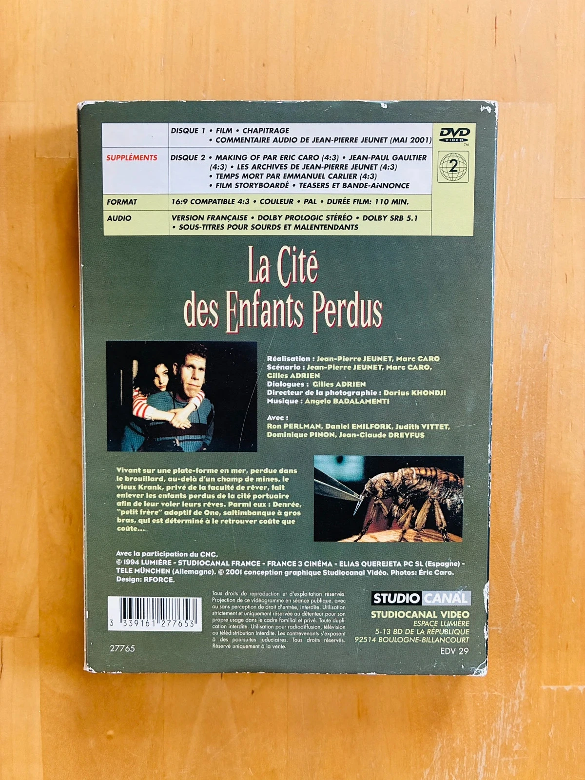 DVD La cité des enfants perdus van Caro et Jeunet. – photo 2